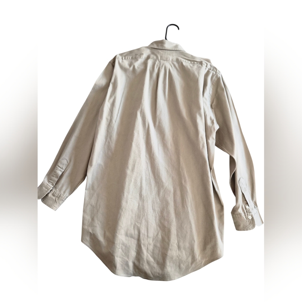 Polo by Ralph Lauren Men's Khaki Dress Shirt - Picture 3 of 3